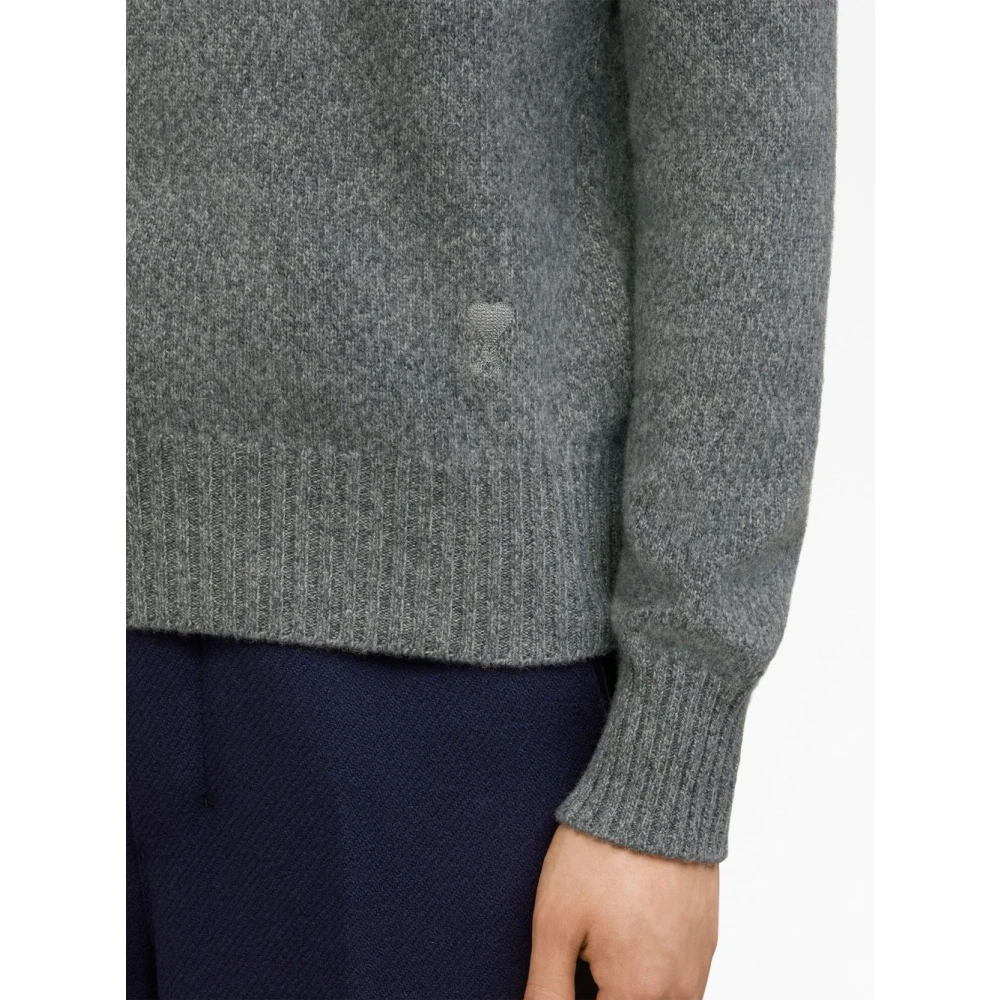 Ami Paris Stijlvolle Sweaters Gray Heren