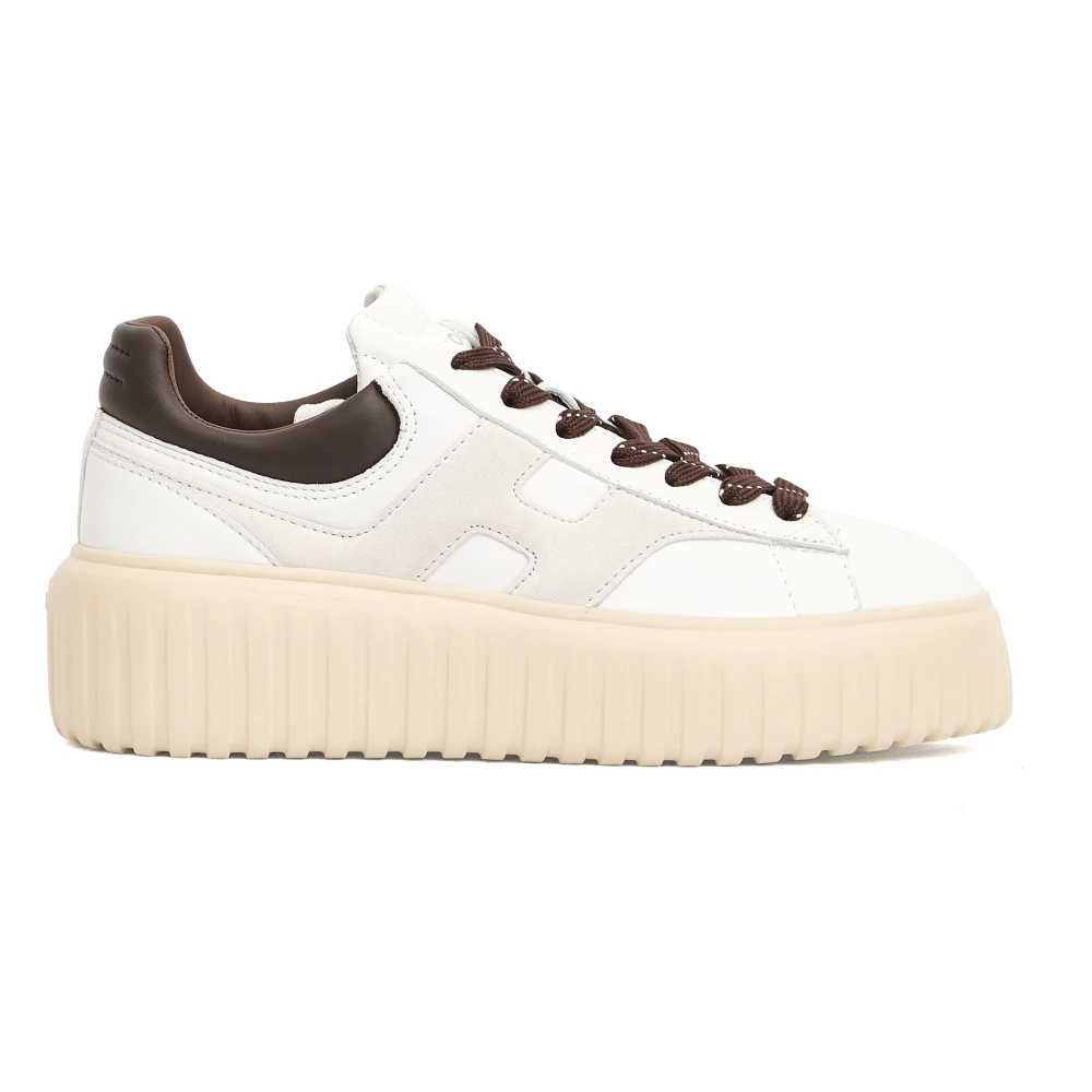 Hogan Witte Sneakers met Memory Foam Binnenzool Dames Schoenen