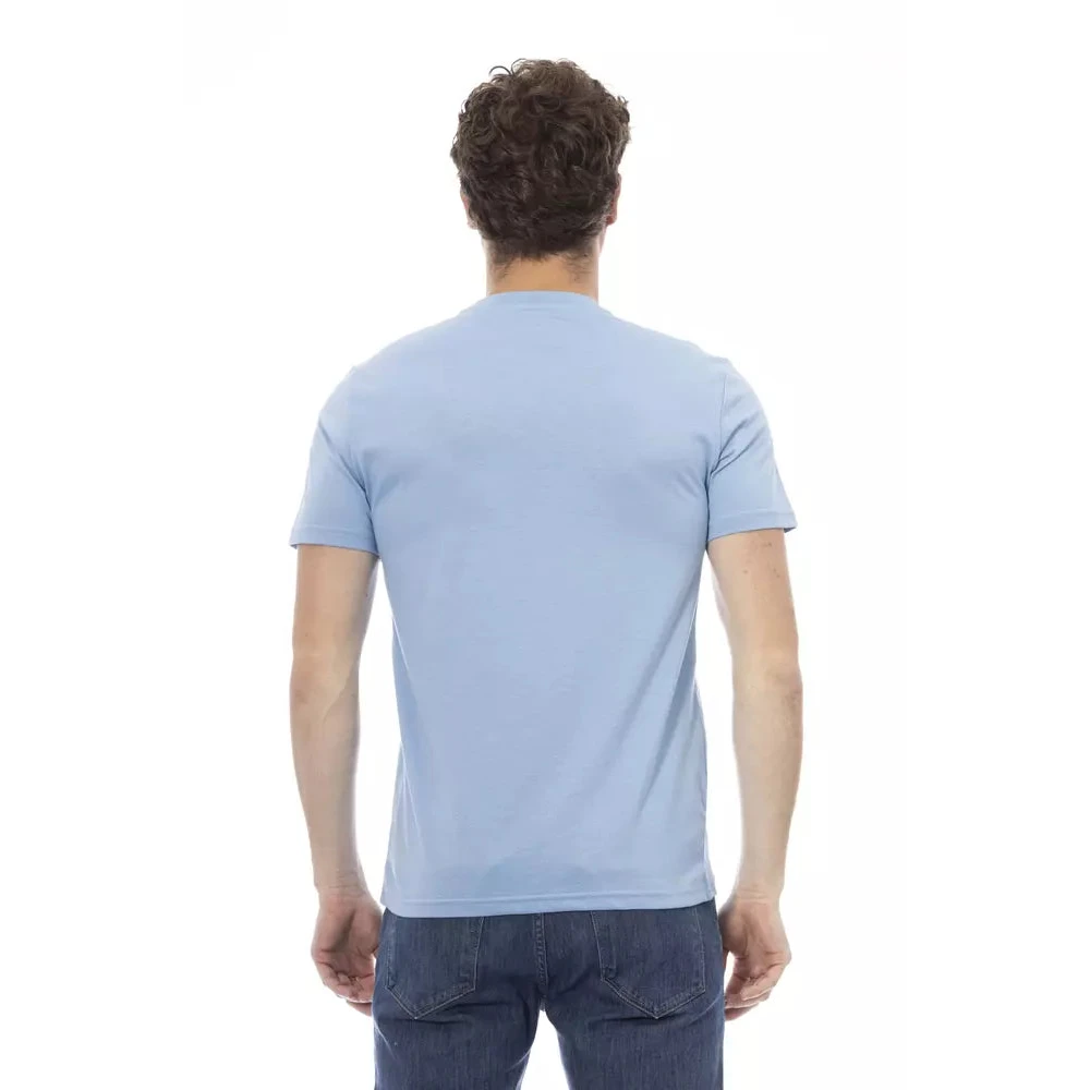 Baldinini Cotton T-Shirt Trend Blue Heren