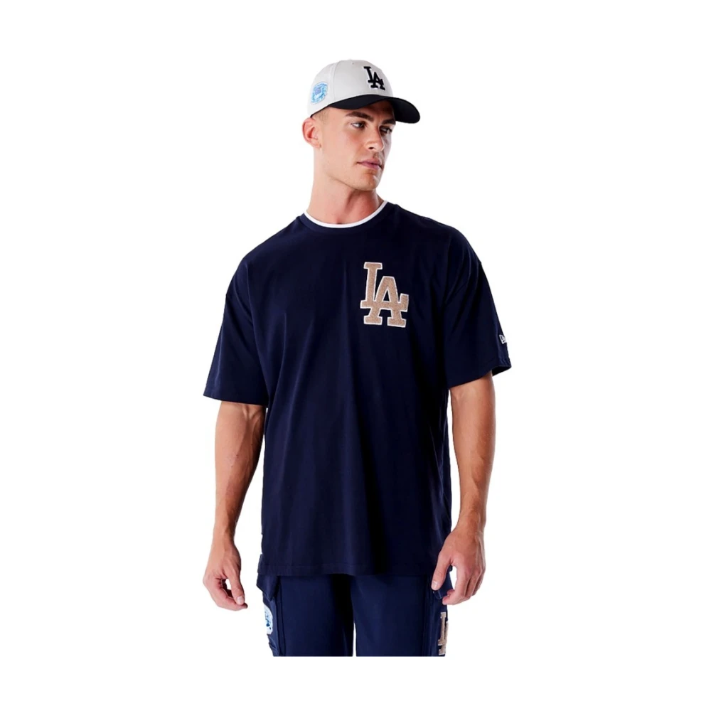 New Era Dodgers World Series Drop Shoulder Tee Blue, Herr