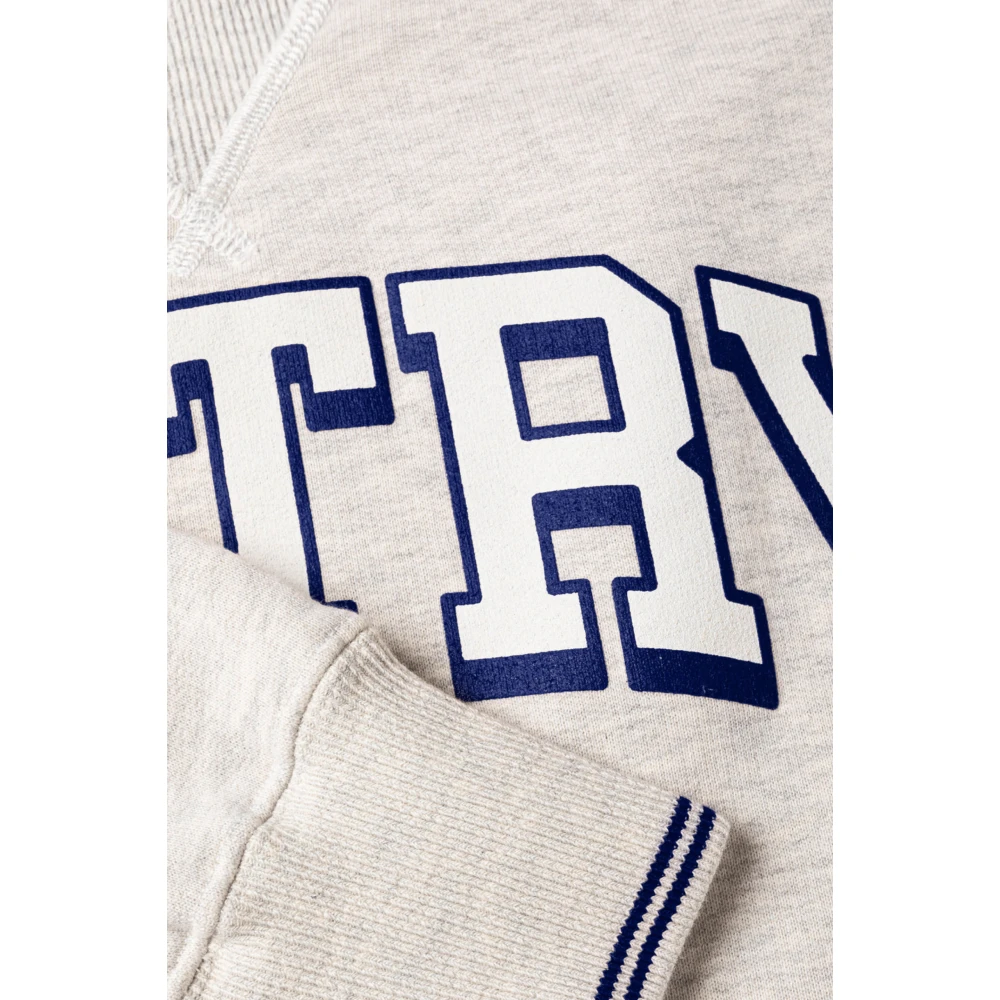 Autry Grijze Logo Sweatshirt Relaxte pasvorm Gray Heren