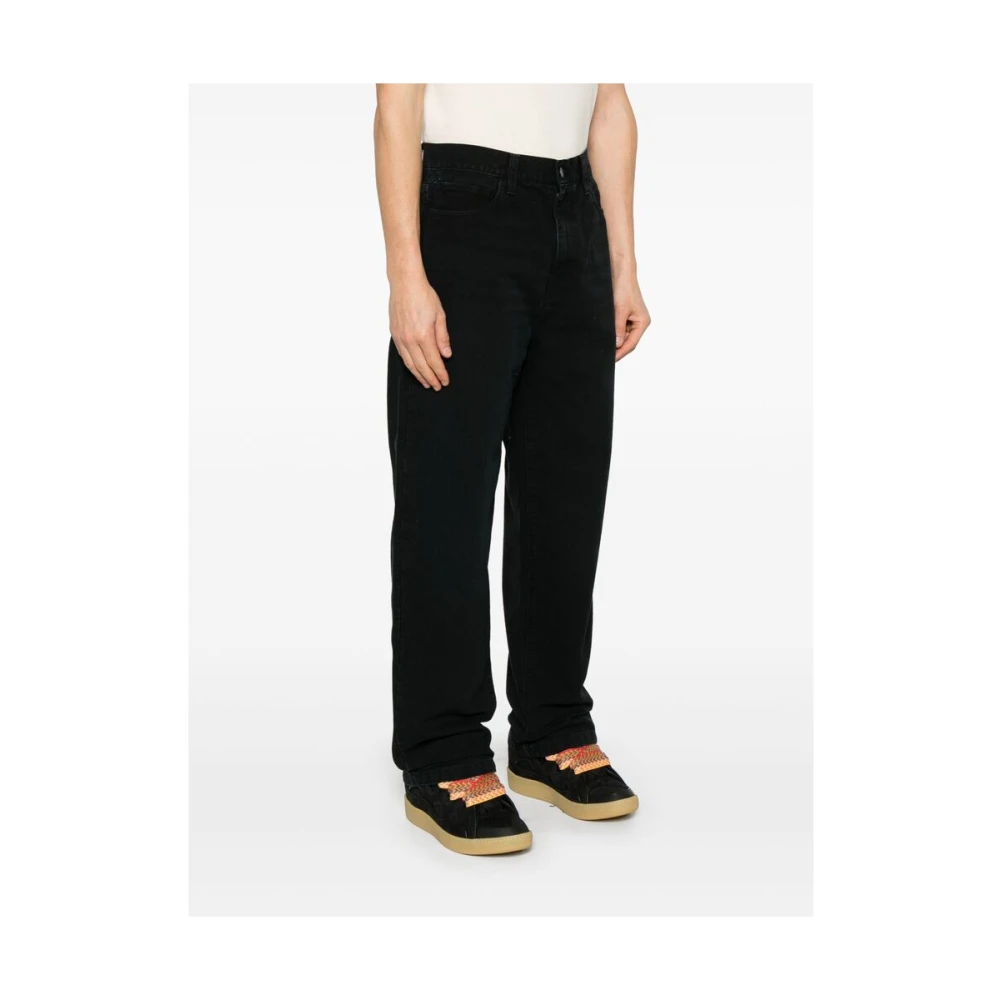Carhartt WIP Zwarte Klassieke Five-Pocket Jeans Black Heren