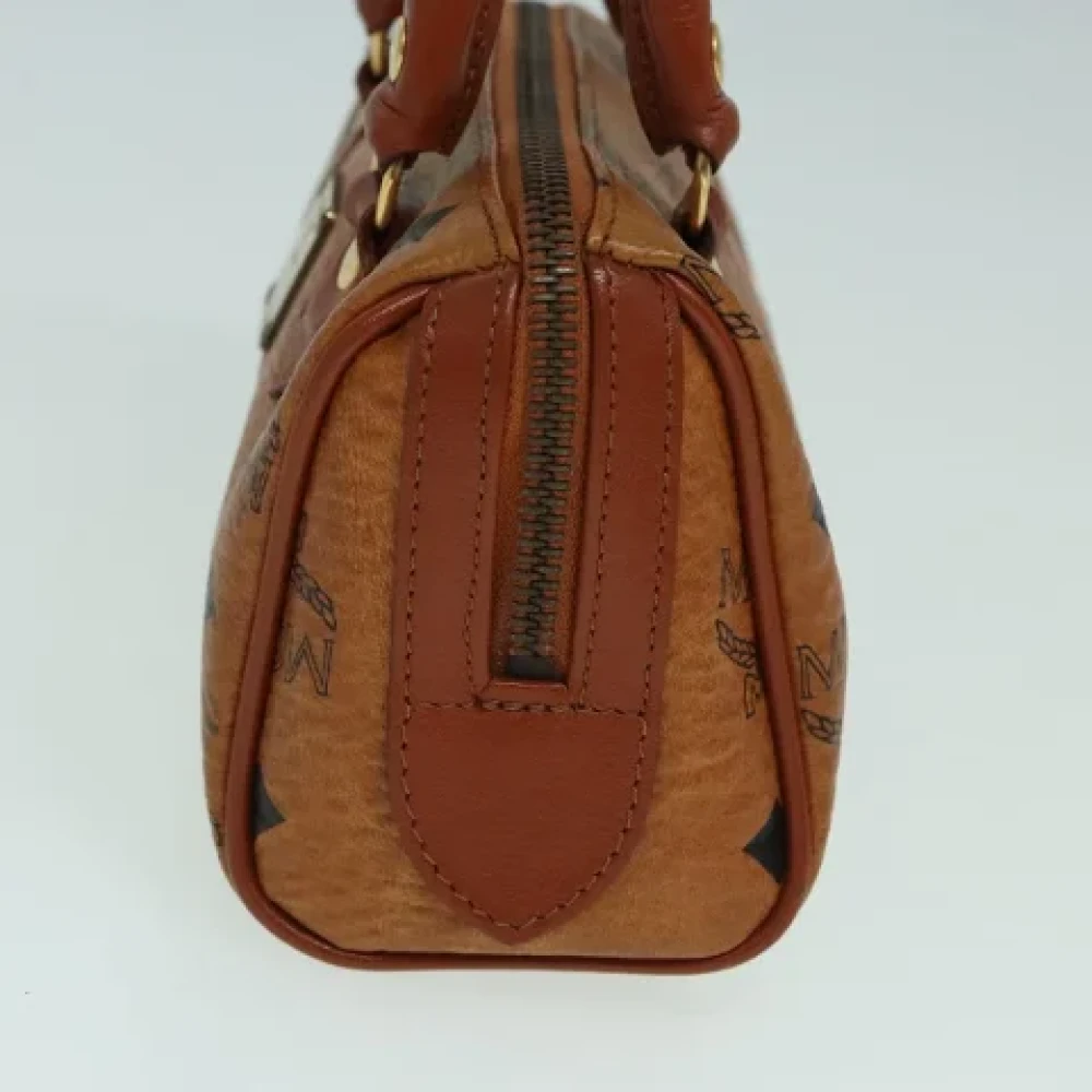 MCM Pre-owned Leather handbags Brown Dames