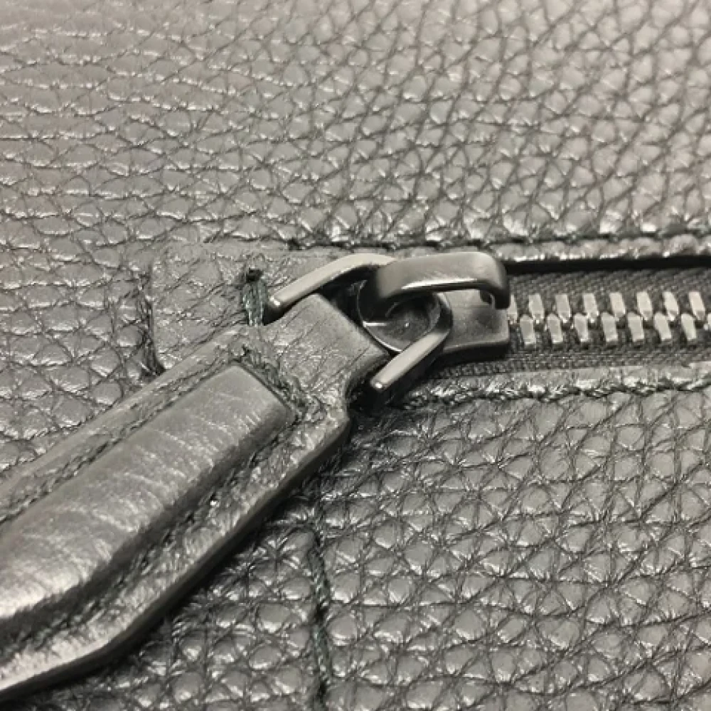 Salvatore Ferragamo Pre-owned Leather clutches Black Heren