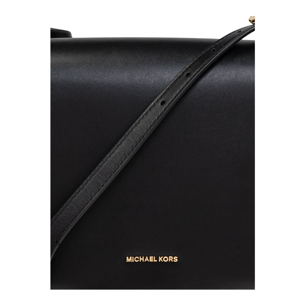 Michael Kors Lydia Schoudertas Black Dames