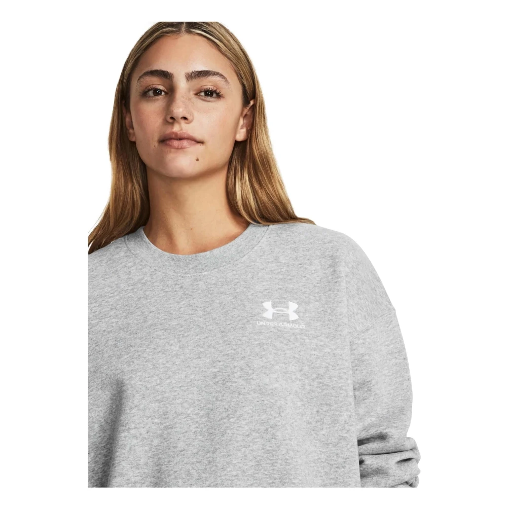 Under Armour Essential Hoodie Gray Dames