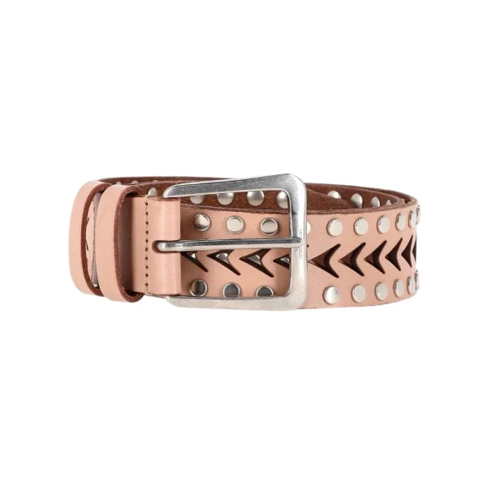 Yves Saint Laurent Vintage Pre-owned Leather belts Pink Dames