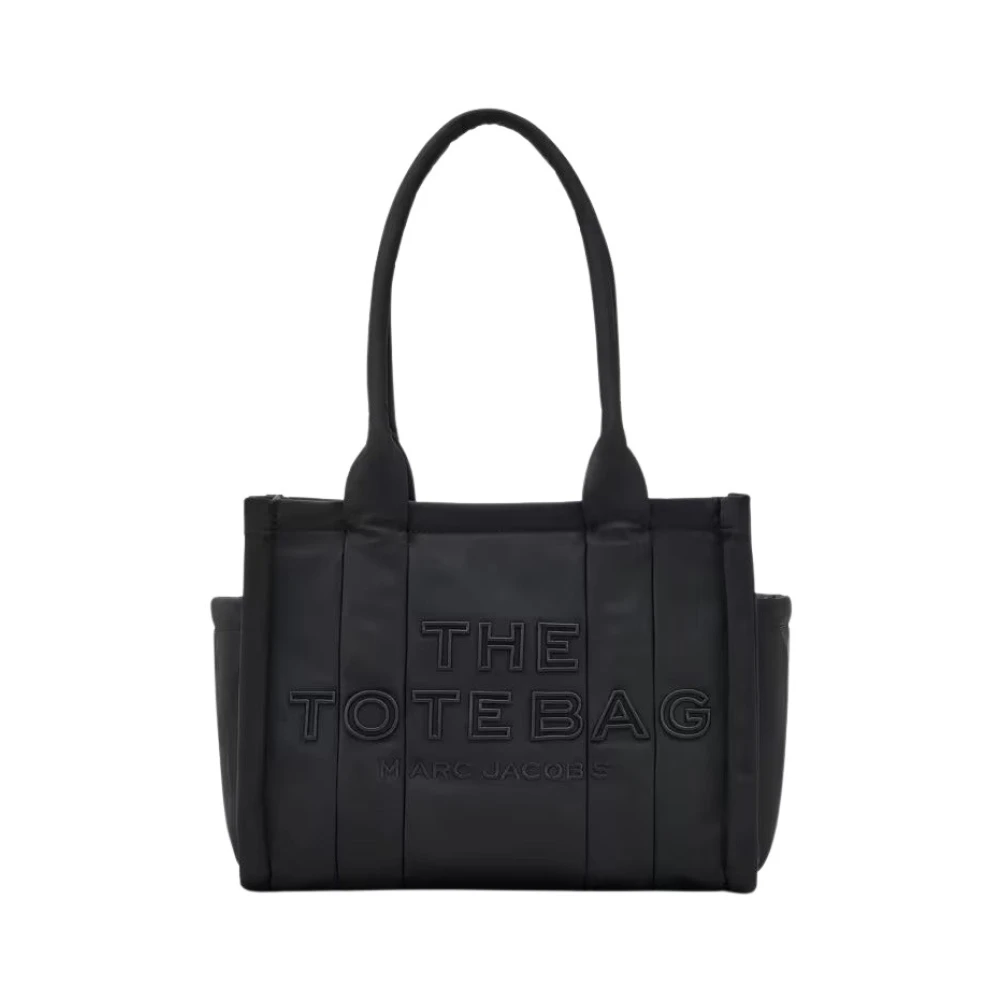 Marc Jacobs Black Shopping Bags, Female, One Size, The Puffy Nylon Medium Tote Bag