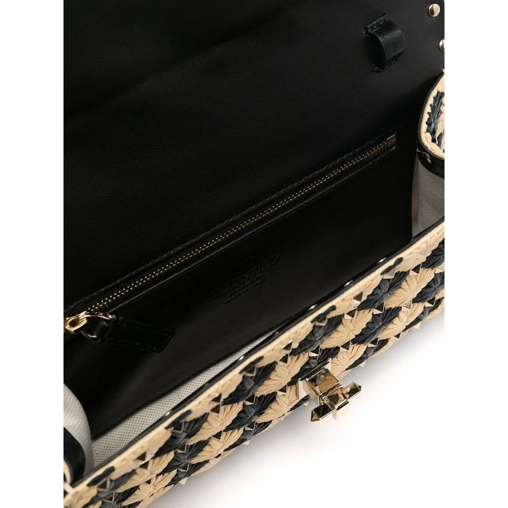 Valentino Garavani Stijlvolle Schoudertas met Unieke Stijl Beige Dames