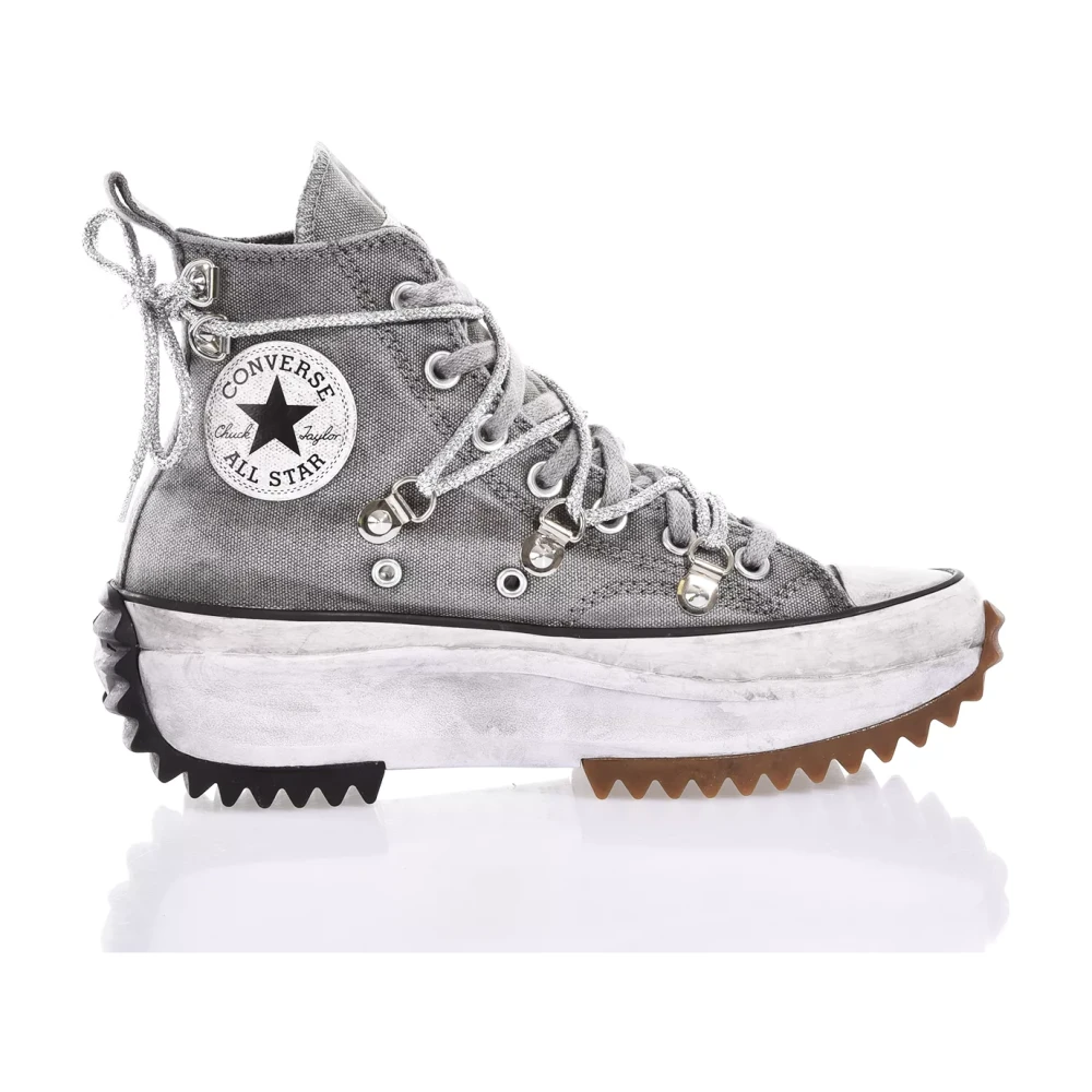 Converse Handgjorda Grå Sneakers för Kvinnor Gray, Dam