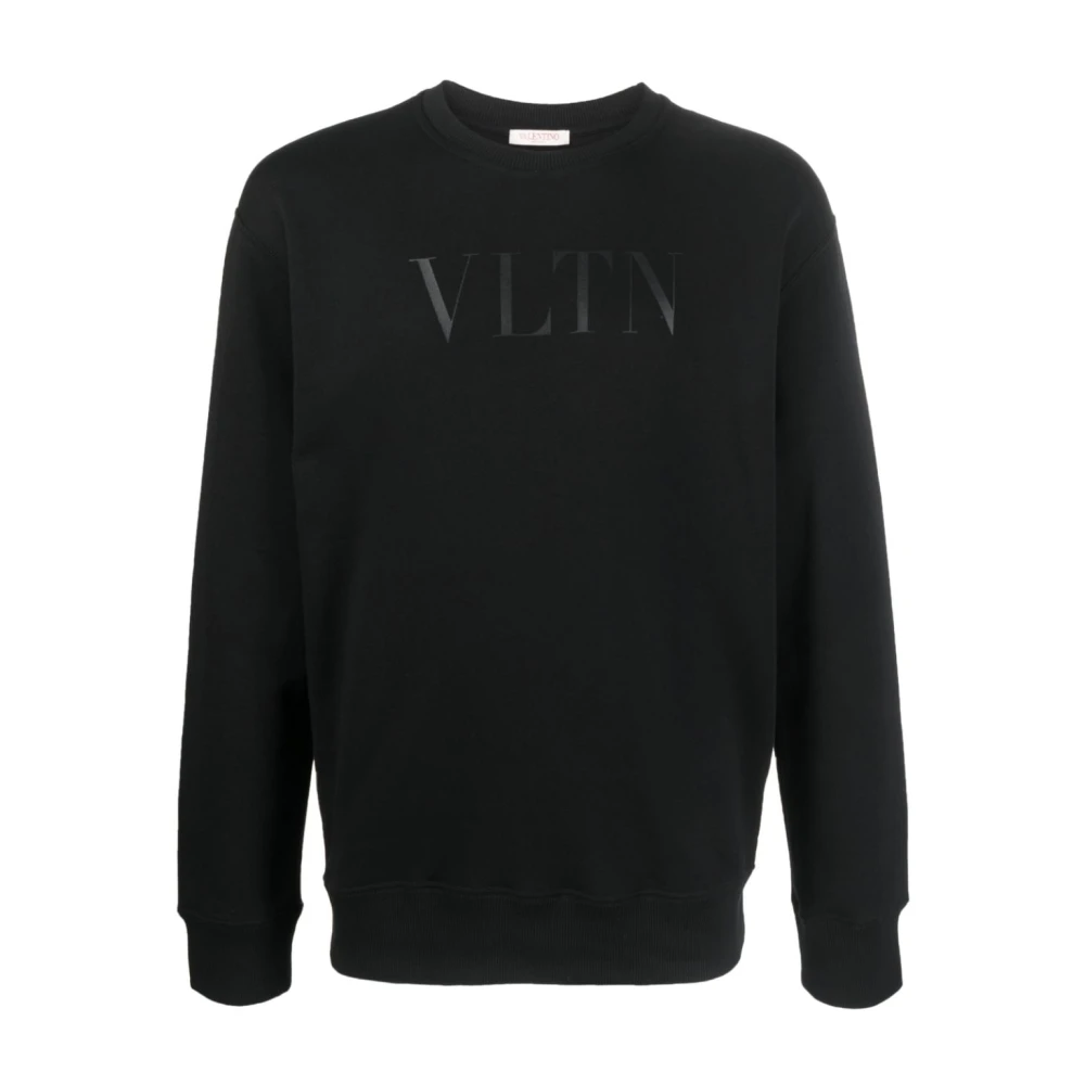 Valentino Zwart Vltn Logo Sweatshirt Black Heren