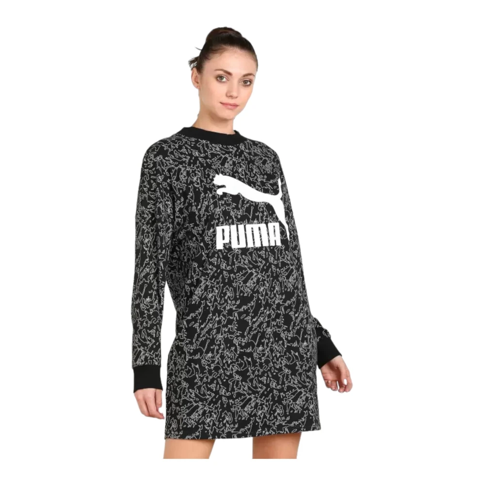Puma Korte Jurk Black Dames