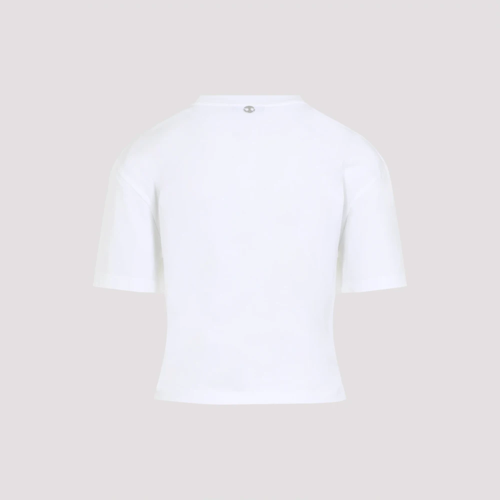 Paco Rabanne Wit Tee Shirt Klassieke Stijl White Dames