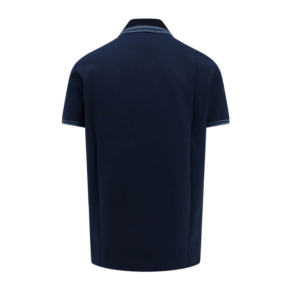 ETRO Polo Shirt met Pegaso Borduursel Blue Heren