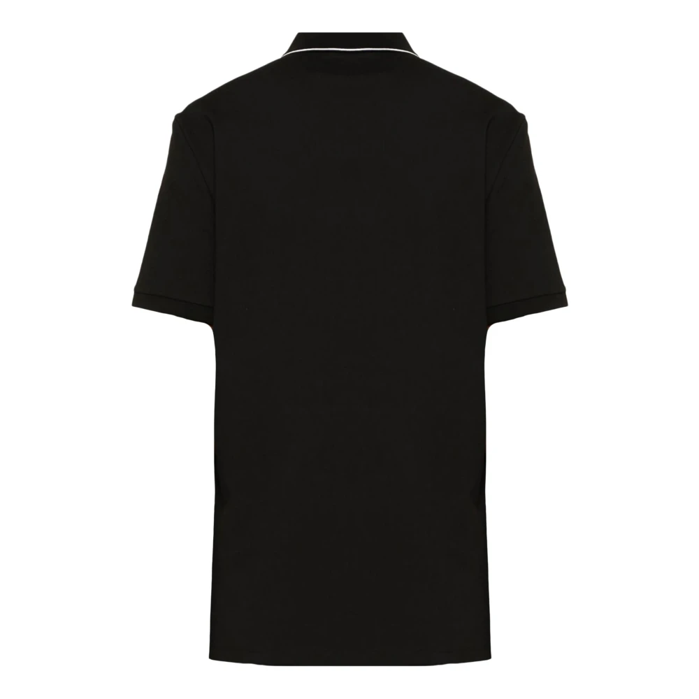 C.P. Company Zwart Stretch Piquet Polo Shirt Black Heren