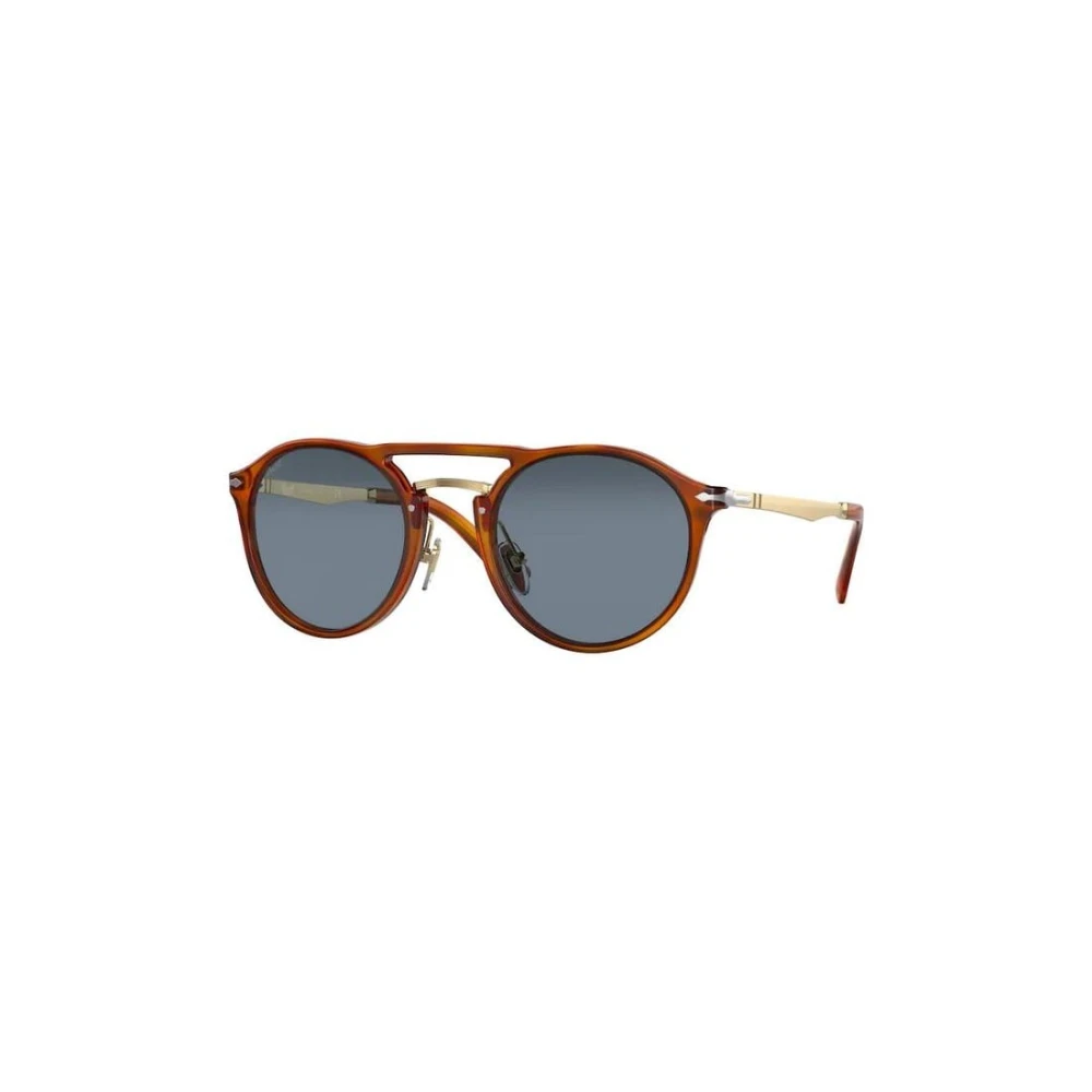 Persol Unisex Brown/Blue Po3264s 96/56 Sunglasses Acetate Pantos Normal - Image 4