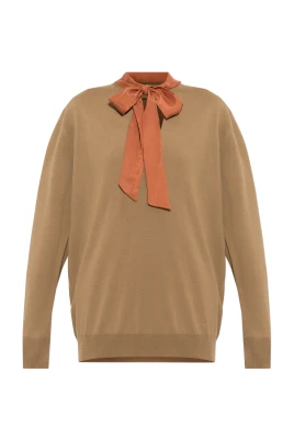 Ulltröja med scarf