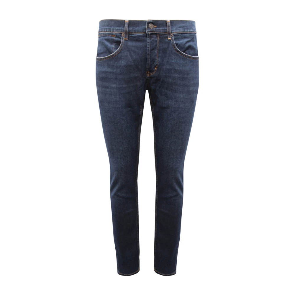 Dondup Men's Blue Slim Fit Trousers - Skinny Fit Jeans - W30 - Jeans