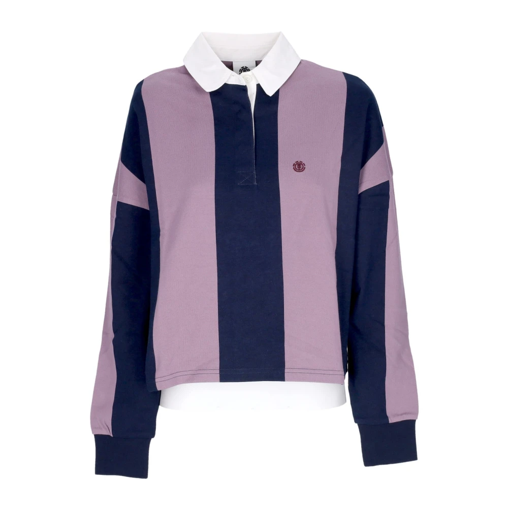 Element Elderberry Lange Mouw Polo Shirt Multicolor Dames