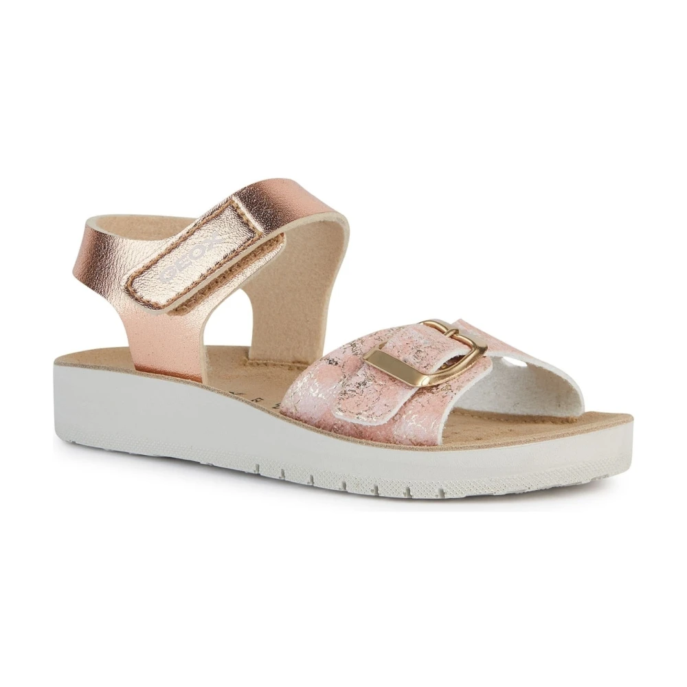Geox Girls Pink Kids Sandals, 33 Eu, Kids Sandals Costarei