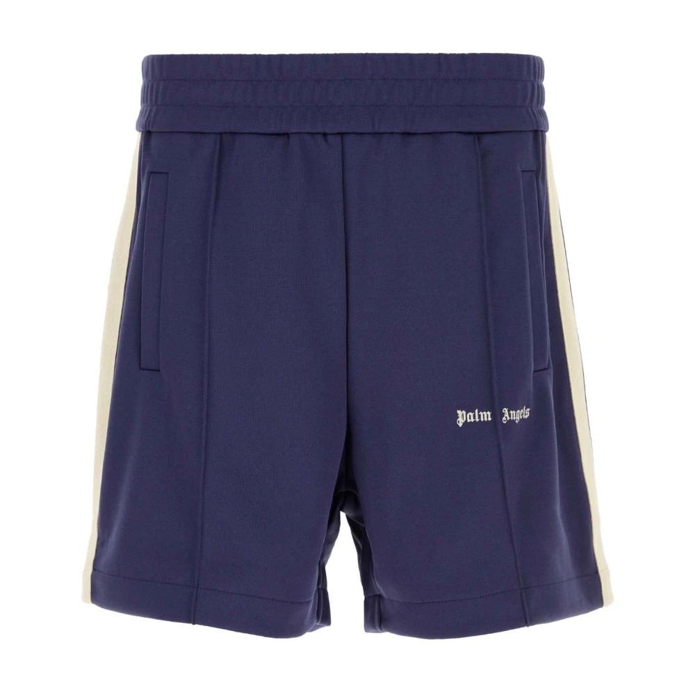 Palm Angels Blauwe Bermuda Shorts Blue Heren