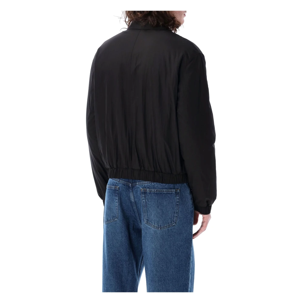 Ami Paris Zwarte ritsjas bovenkleding Aw24 Black Heren