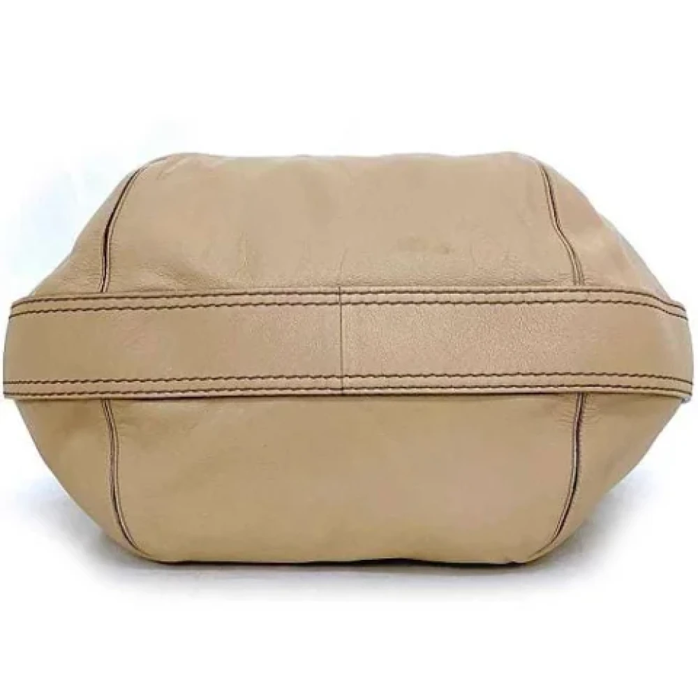 Loewe Pre-owned Leather shoulder-bags Beige Dames