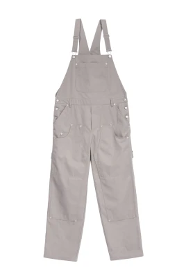 Beige Bomulls- och Nylon Salopette