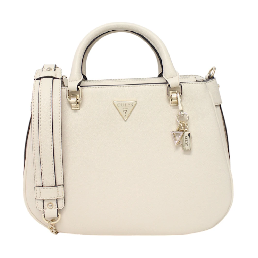 Guess Women's White Handbags, One Size, Fedora Handbag
