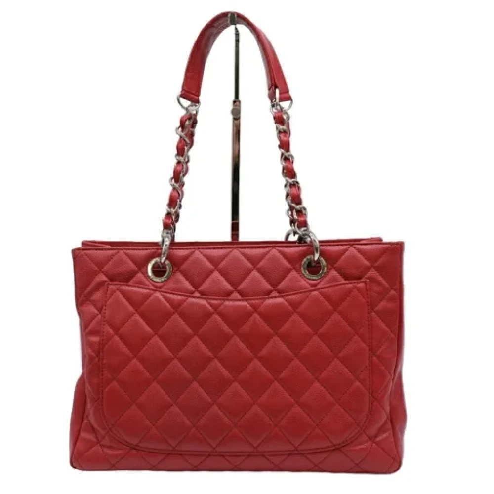 Chanel Vintage Pre-owned Leather shoulder-bags Red Dames