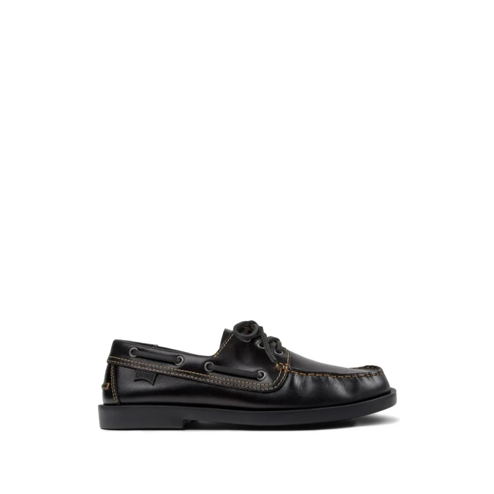 Camper Homme Noir Chaussures, Taille: 45 Eu Don Moccasin