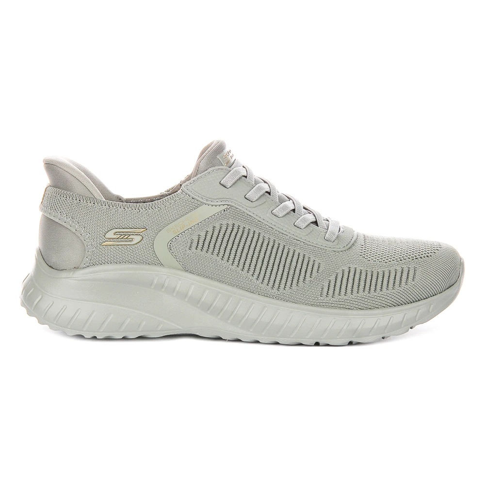 Skechers Women's Green Bobs Sport Squad Chaos Slip-In - Sneakers - 7 Uk - Shoes