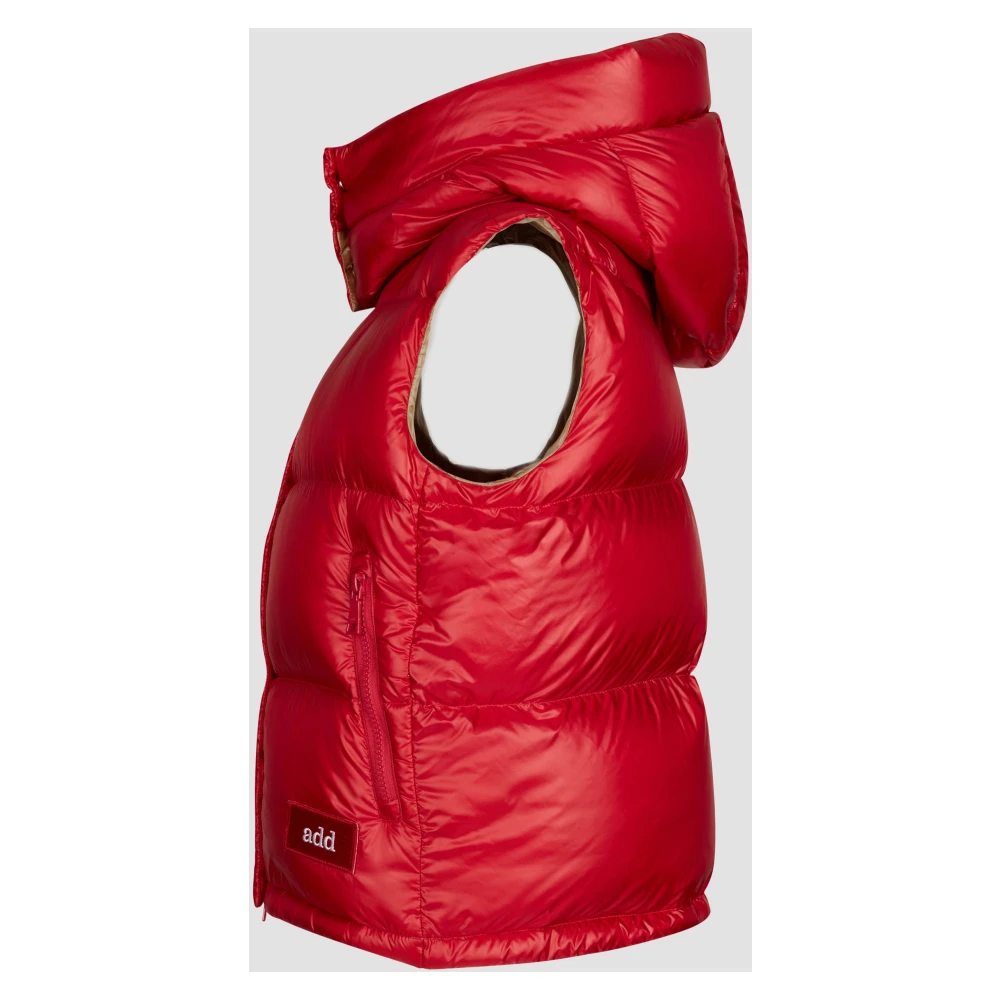 add Daunenweste IN Glänzendem Nylon Red Dames