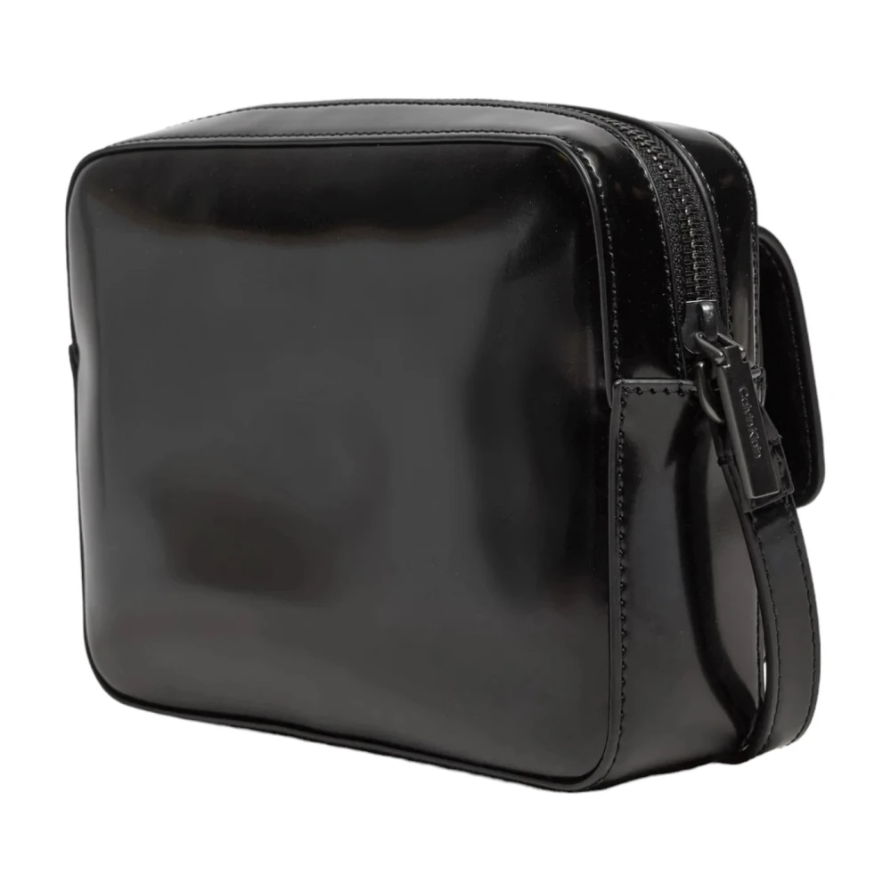 Calvin Klein Zwarte Voorzak Rits Tas Black Dames
