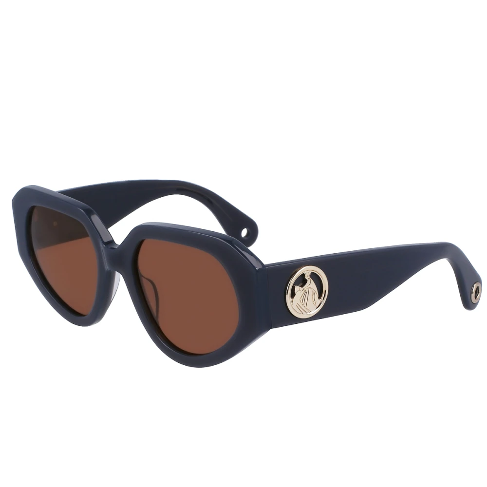 Lanvin Women's Blue Sunglasses, One Size, Rectangular Acetate Sunglasses