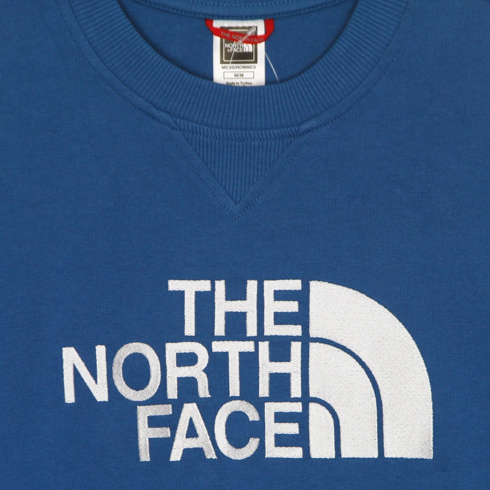The North Face Blauwe Crewneck Sweatshirt Lichtgewicht Lange Mouw Blue Heren