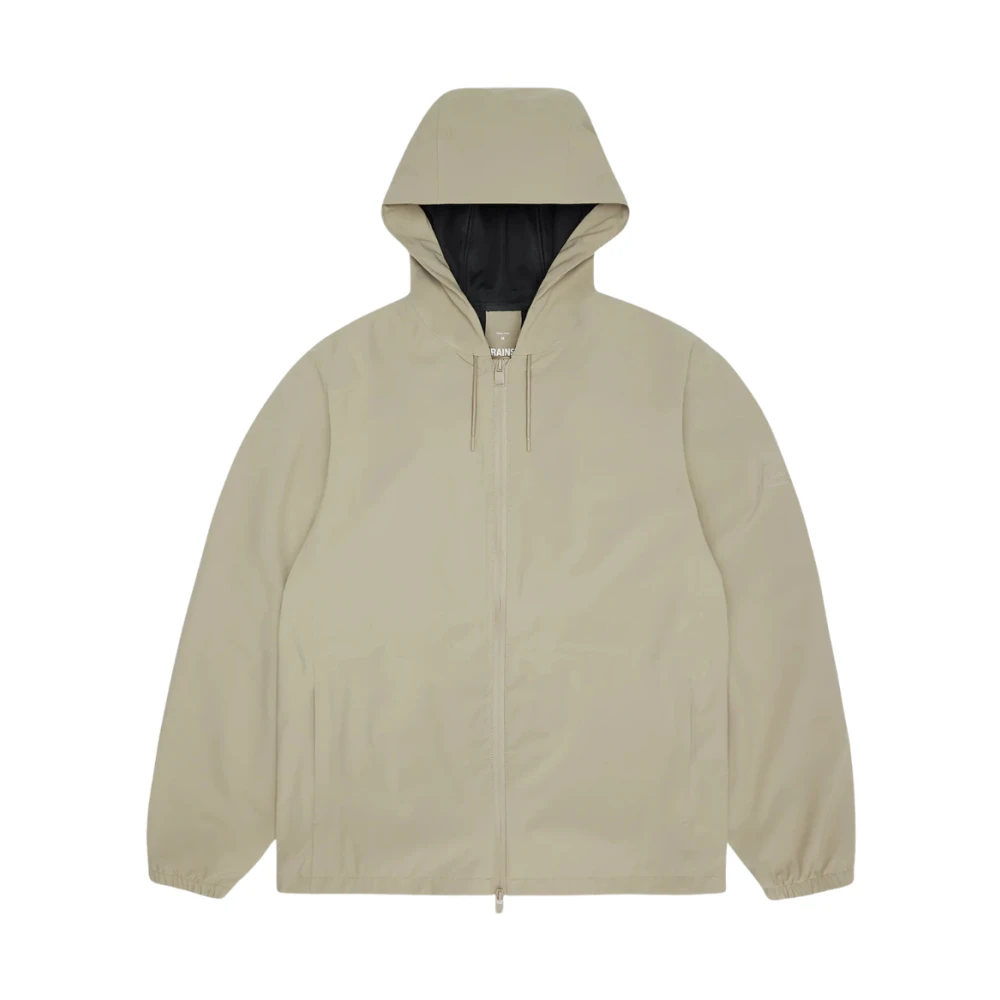 Rains Beige Rain Jackets, Male, S, Suva Hardshell Jacket