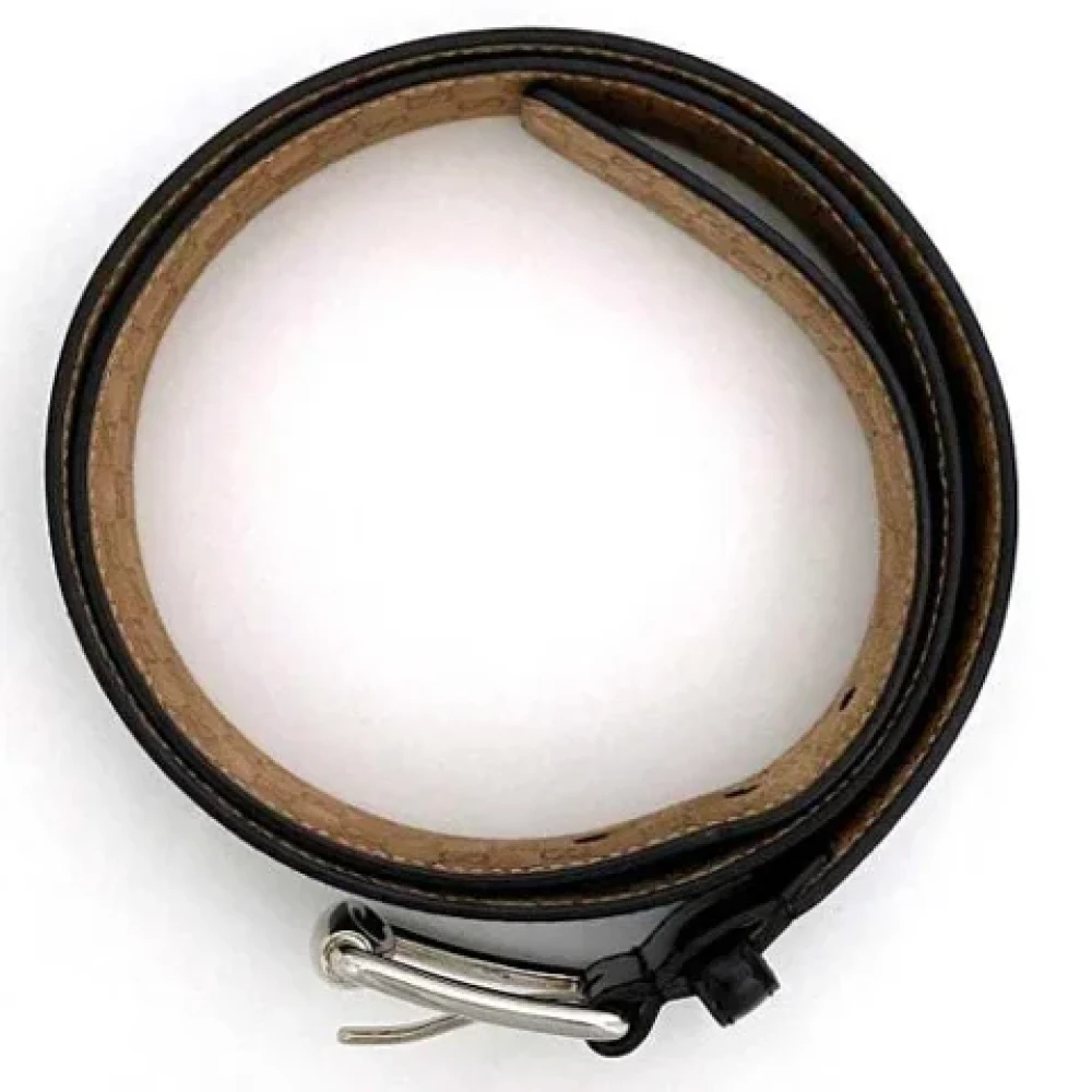 Gucci Vintage Pre-owned Leather belts Black Dames