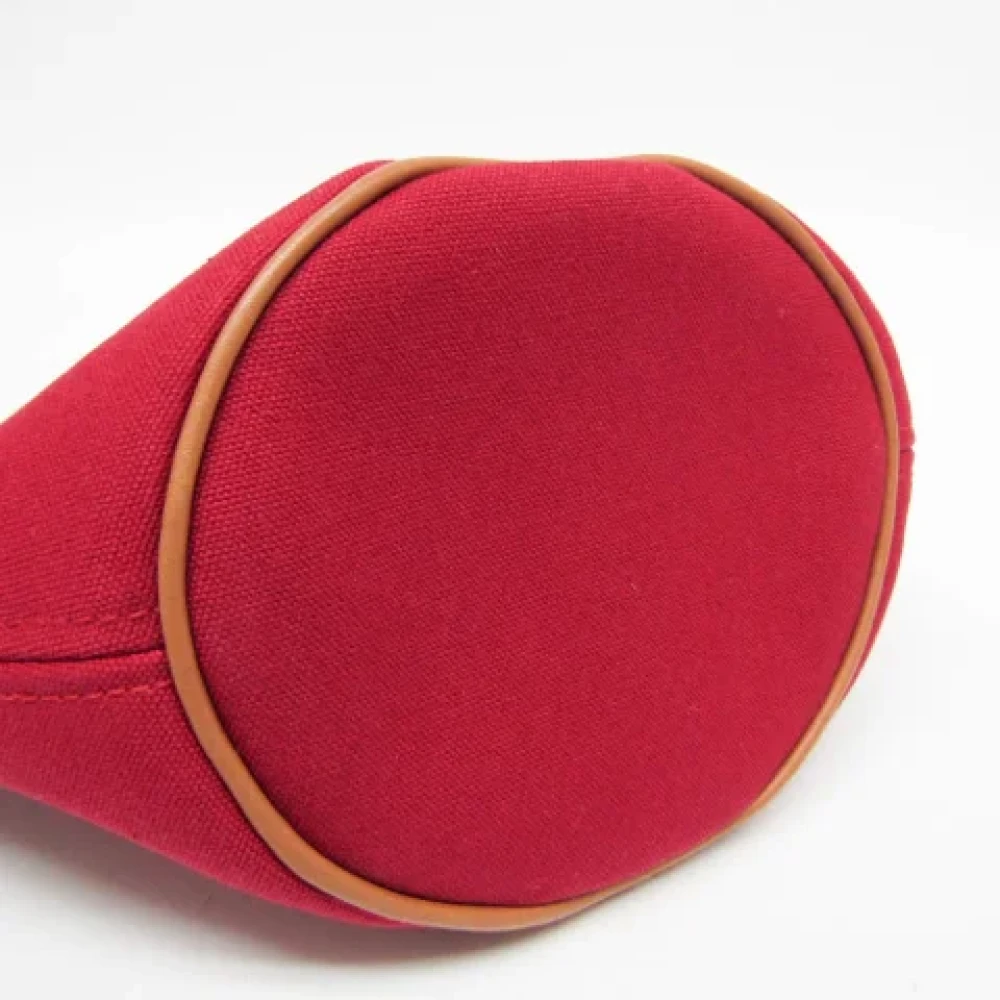 Hermès Vintage Pre-owned Cotton pouches Red Dames