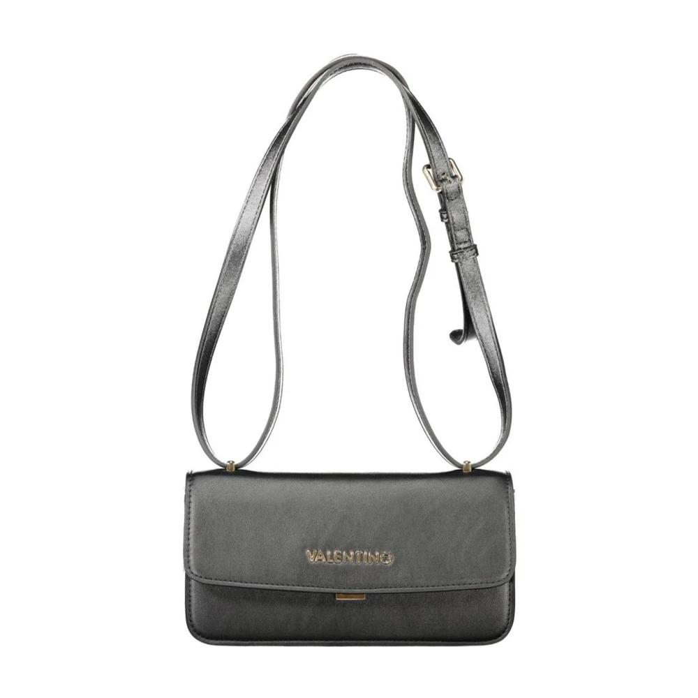 Valentino Polyethylene Shoulder Bag With Automatic Closure - Female - Shoulder Bags - Black - One Size - Bags
