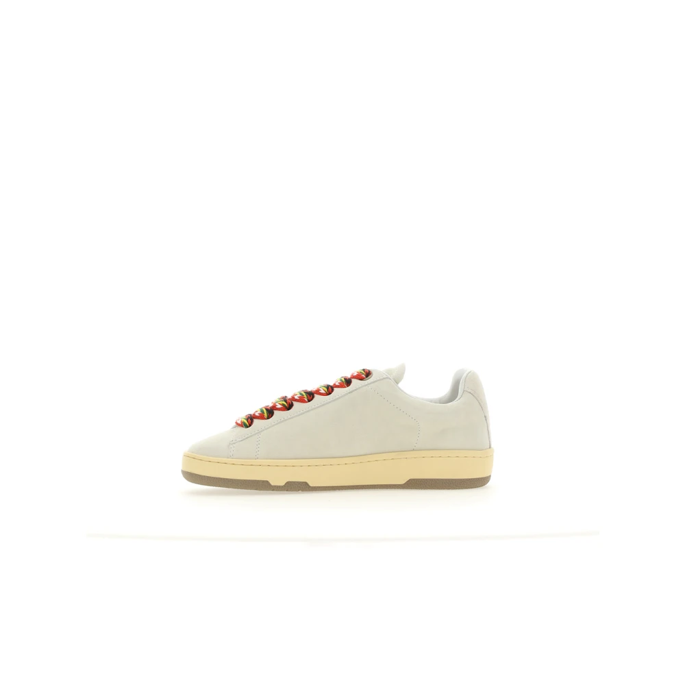 Lanvin Lage Top Sneakers Maat 36W White Dames