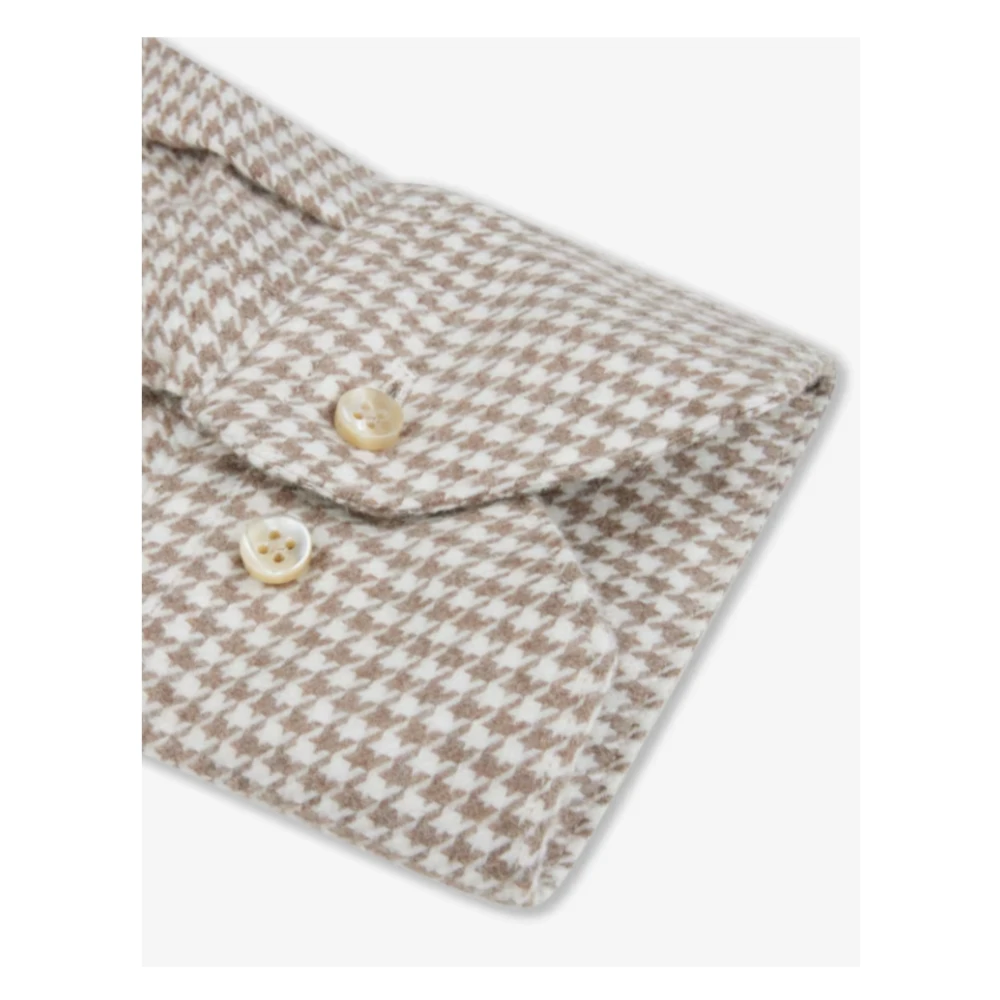 Stenströms Aansluitend Body RC Manchet Lange Mouw Overhemd Beige Heren