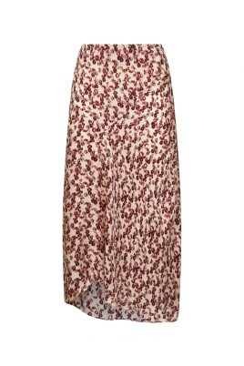 floral-jacquard-asymmetric-skirt