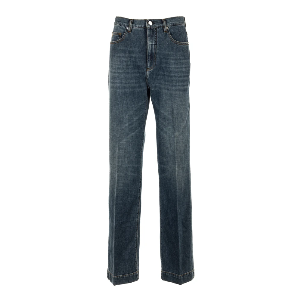 Nine In The Morning Denim Jeans Deepa Palazzo Blue Dames