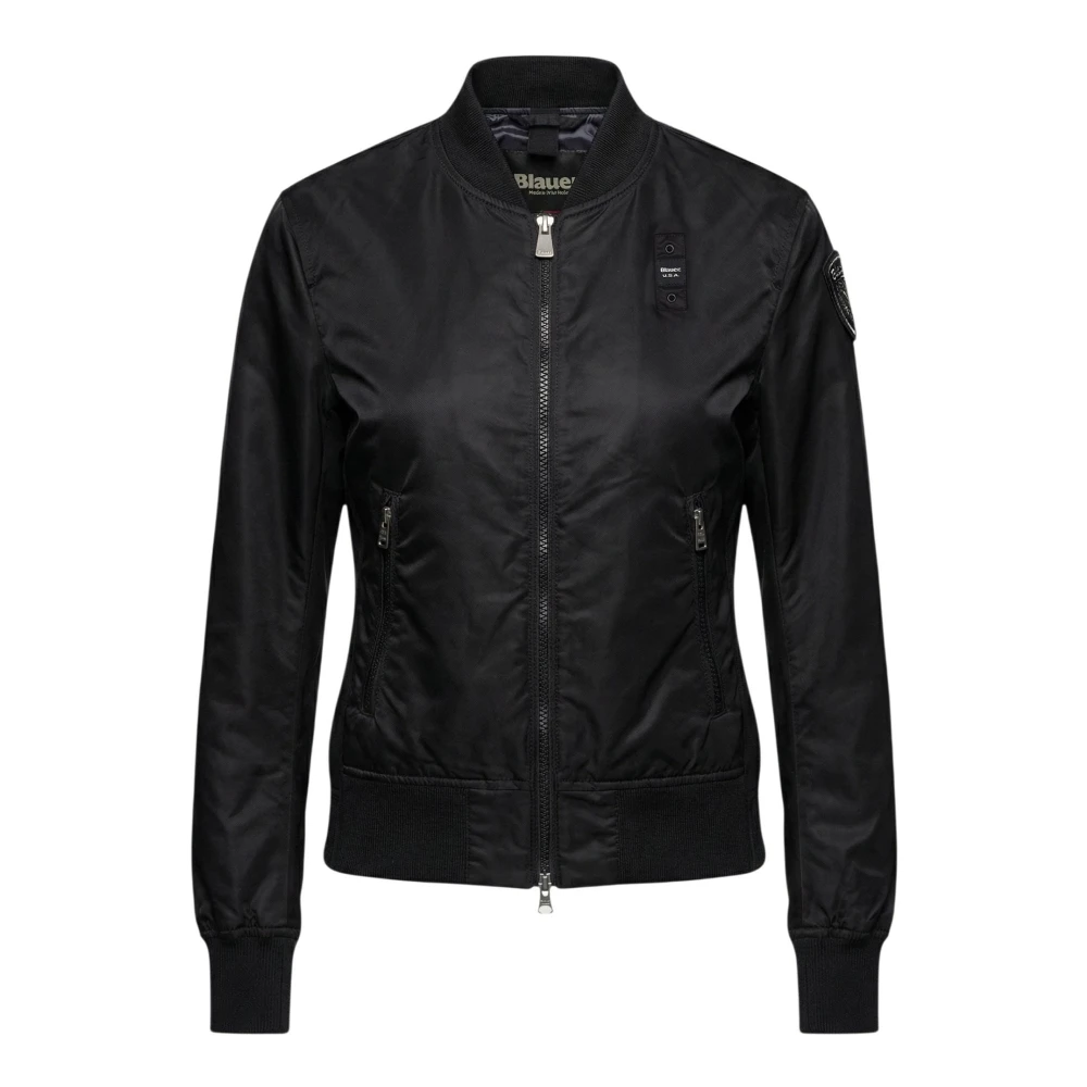 Blauer Mujer Negro Chaquetas, Talla: L