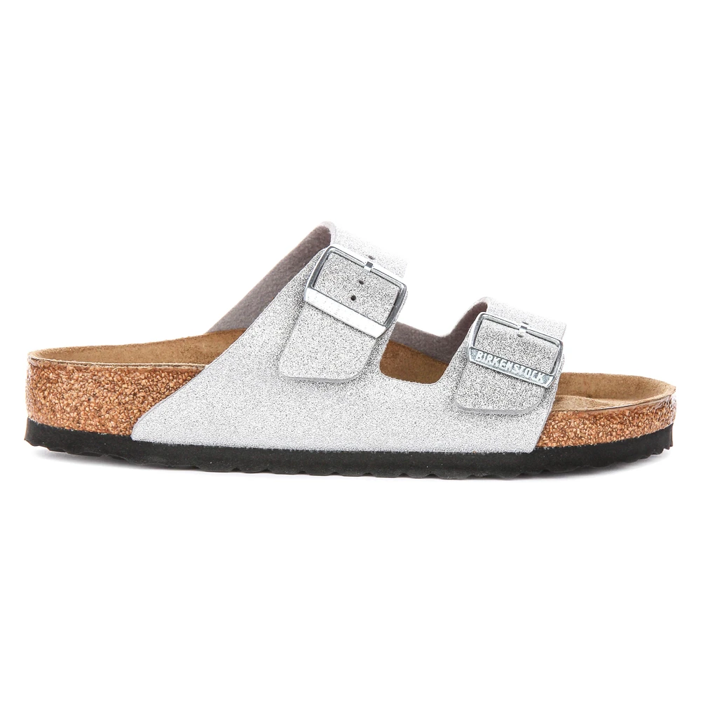 Birkenstock Women's Gray Sliders, 4 Uk, Arizona Bs Regular Fit