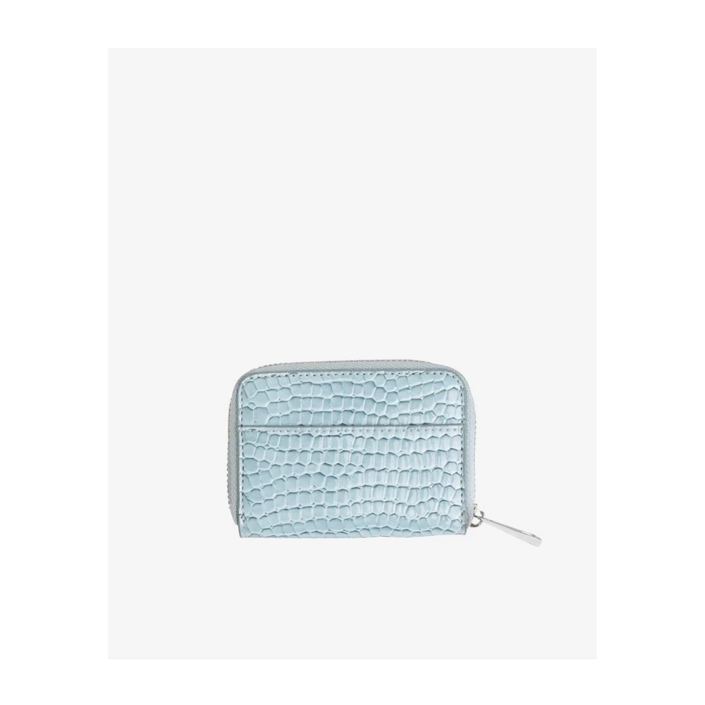 Hvisk Blauwe Croc Ritsportemonnee Blue Dames