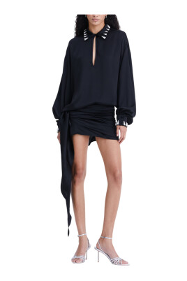 crystal-embellished-short-draped-dress