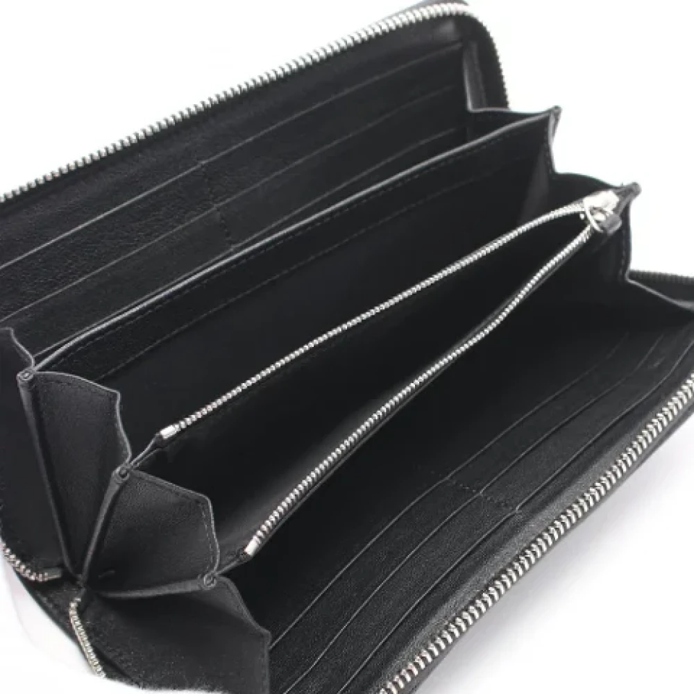 Gucci Vintage Pre-owned Leather wallets Black Dames