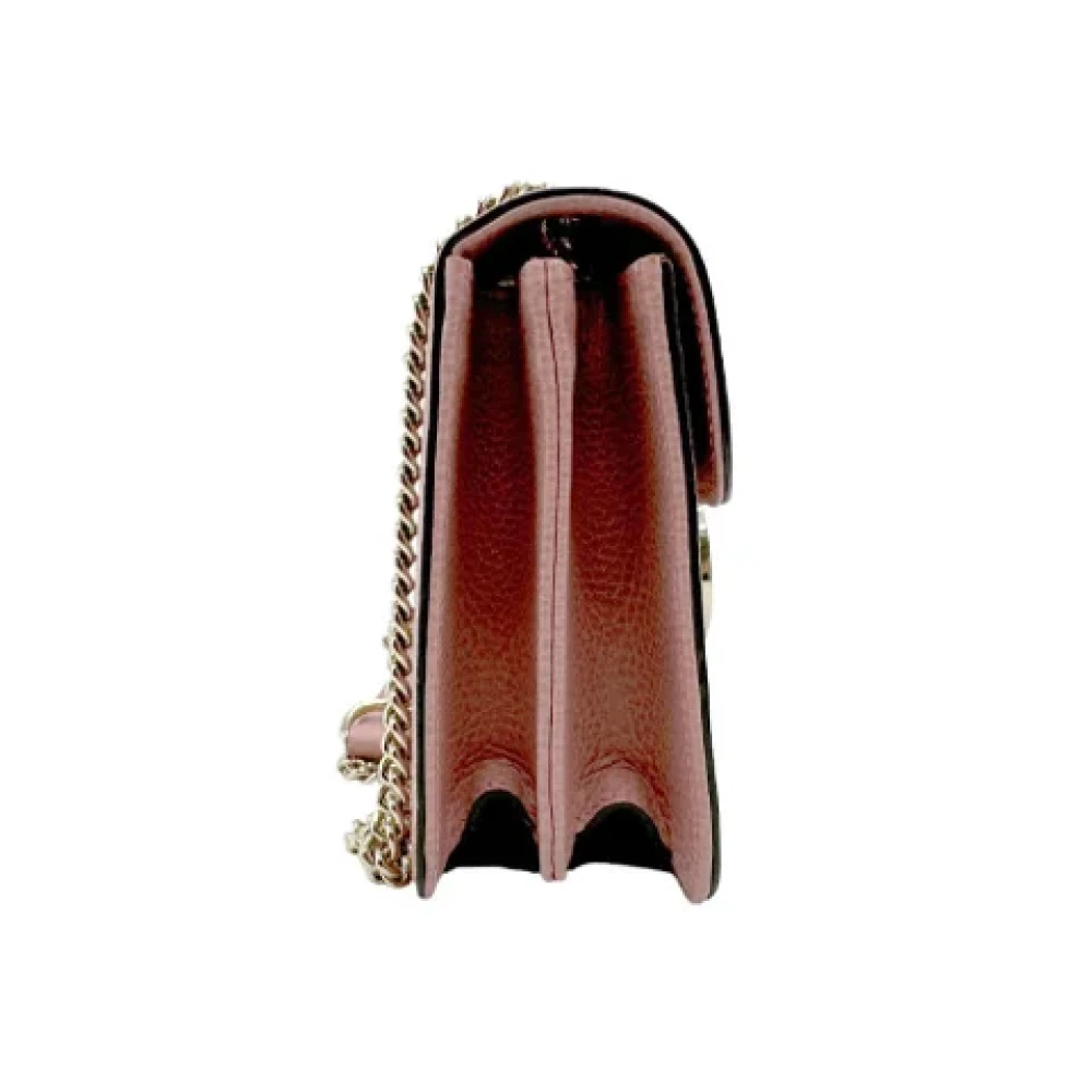 Gucci Vintage Pre-owned Leather shoulder-bags Pink Dames